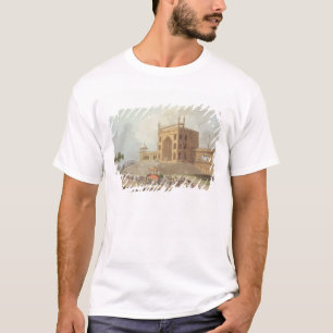 Oostelijke poort van de Jummah Musjid in Delhi, ui T-shirt