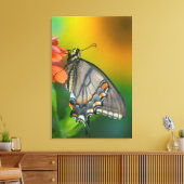 Oostelijke tijger Swallowtail Butterfly Canvas Afdruk (Insitu (Woonkamer))