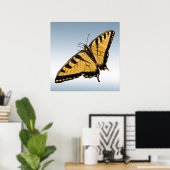 Oostelijke tijger Swallowtail Butterfly Poster (Thuiskantoor)