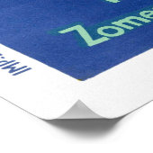 Oostende Belgium Vintage Travel Poster teruggezet (Hoek)