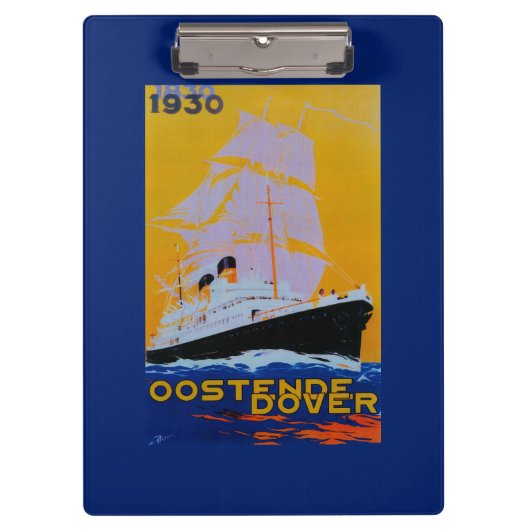 Oostende Dover  PosterEurope Klembord (Voorkant)