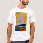 Oostende Dover PosterEurope T-shirt (Voorkant)