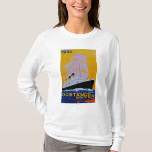 Oostende Dover PosterEurope T-shirt