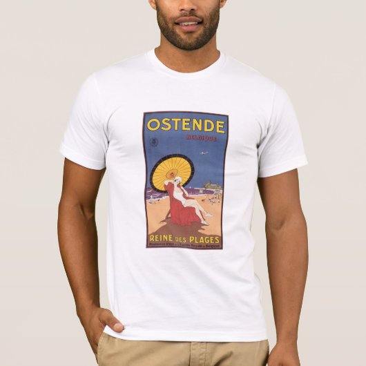 Oostende: Rijn der Plages T-shirt (Voorkant)