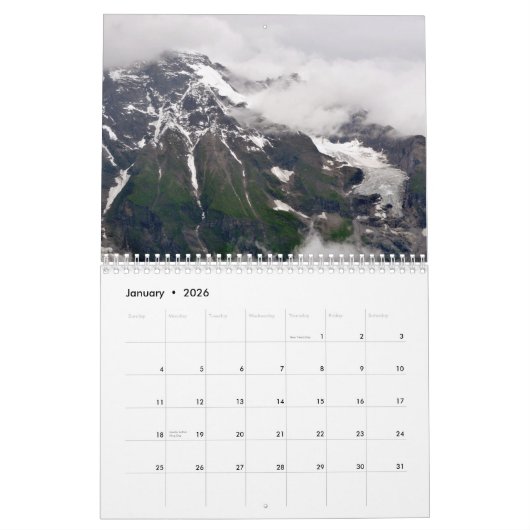 Oostenrijk, 2016 kalender (Jan 2026)