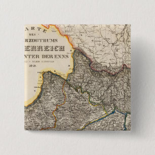 Oostenrijk 4 vierkante button 5,1 cm