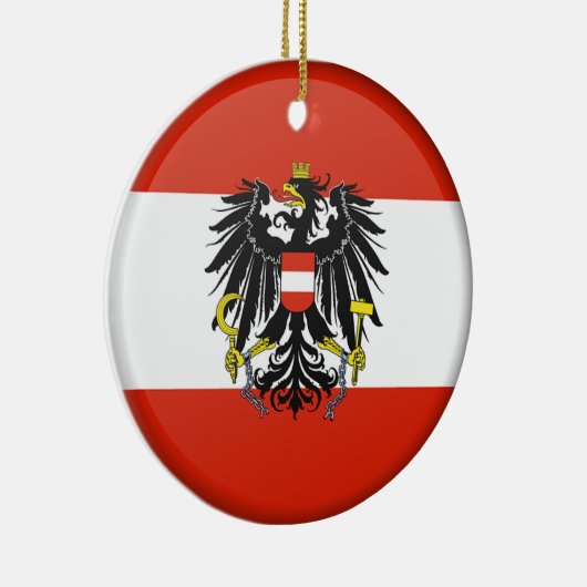 Oostenrijk Aangepaste kerstversiering Keramisch Ornament (Rechts)