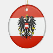 Oostenrijk Aangepaste kerstversiering Keramisch Ornament (Links)