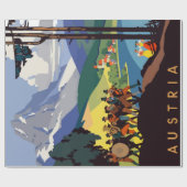  Oostenrijk Alps Travel Cadeaupapier (Vlak)
