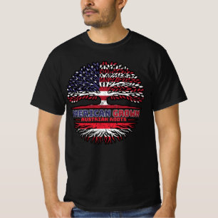 Oostenrijk Austria US American USA Verenigde State T-shirt