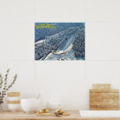  Oostenrijk, Berg Isel, Olympisch Ski Jump Poster (Keuken)