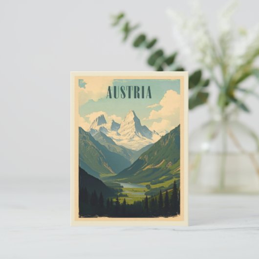  Oostenrijk Bergtoerisme Briefkaart (Staand voorkant)