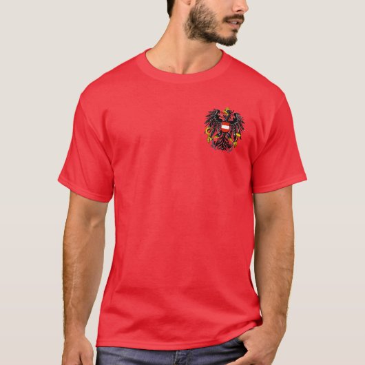 oostenrijk embleem t-shirt (Voorkant)