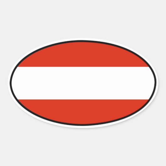 Oostenrijk Euro Sticker (Voorkant)