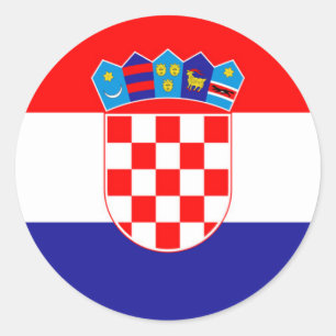 Oostenrijk Flag Classic Round Sticker