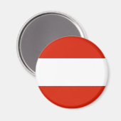 Oostenrijk Flag Magnet Magneet (Voorkant / Achterkant)