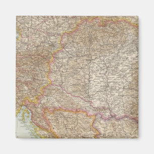 Oostenrijk Hongaarse Empire Map Magneet