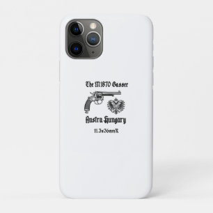 Oostenrijk-Hongarije Gasser revolver WOI iPhone 11 Pro Hoesje