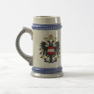 Oostenrijk-Hongarije vlag wapen WWI Bierpul