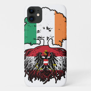 Oostenrijk - Irish Irish Tree Roots - vlag iPhone 11 Hoesje