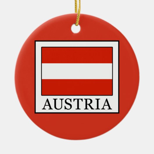 Oostenrijk Keramisch Ornament (Voorkant)