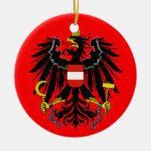 OOSTENRIJK * Kerstversiering Keramisch Ornament (Voorkant)