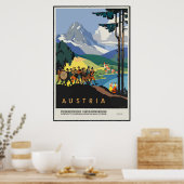  Oostenrijk: Klassiek Poster reizen (Keuken)