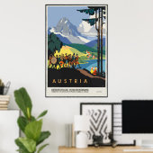  Oostenrijk: Klassiek Poster reizen (Thuiskantoor)