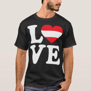 Oostenrijk liefde t-shirt