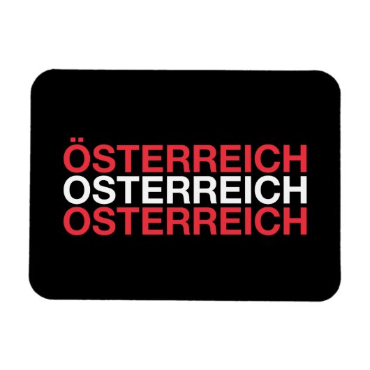 OOSTENRIJK MAGNEET (Horizontaal)