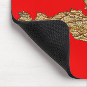 Oostenrijk Map Mousepad Muismat (Hoek)
