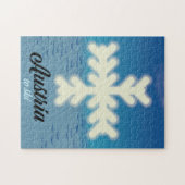 Oostenrijk om te skiën legpuzzel (Horizontaal)