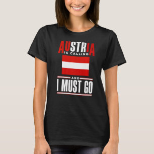 oostenrijk Oostenrijk vlag Oostenrijk roept op T-shirt