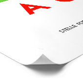 Oostenrijk Reisposter Retro Alpine Poster (Hoek)