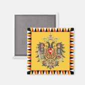 Oostenrijk Rijk Magneet (Voorkant / Achterkant)