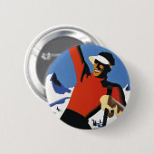 Oostenrijk Ronde Button 5,7 Cm (Voorkant /achterkant)