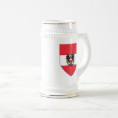 Oostenrijk Shield Stein Bierpul (Voorkant rechts)