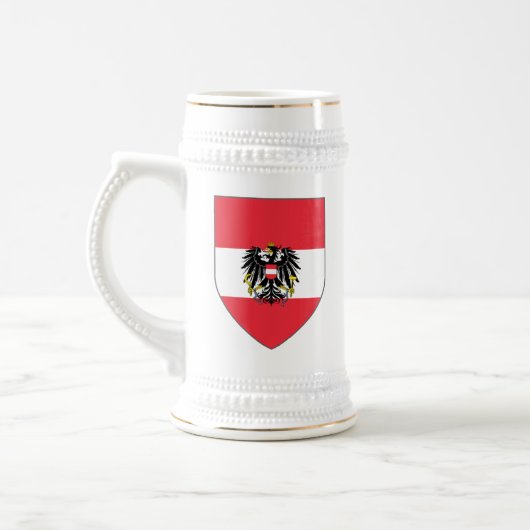 Oostenrijk Shield Stein Bierpul (Links)