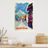 Oostenrijk, Ski Poster (Keuken)