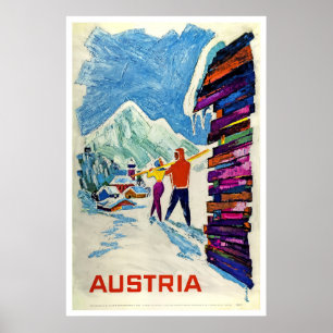 Oostenrijk, Ski Poster