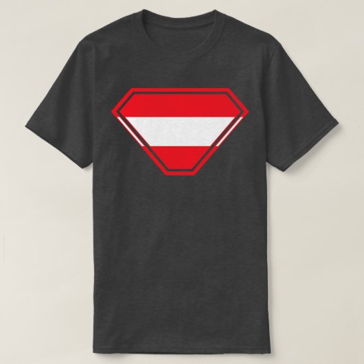 Oostenrijk SuperEmpowered Shield T-shirt (Design voorkant)
