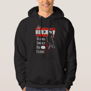 Oostenrijk Supporter Blood Sweat Geen angst voor i Hoodie