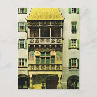 Oostenrijk, Tirol, Innsbruck Golden dak Briefkaart