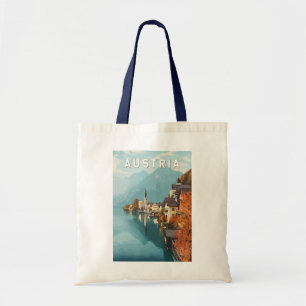Oostenrijk Travel Art Vintage Tote Bag