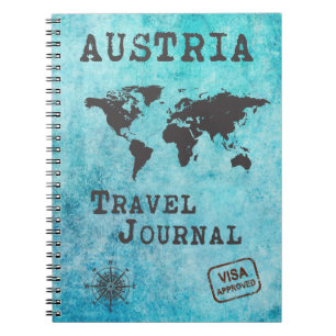 Oostenrijk Travel Journal Vacking Planner Notitieboek