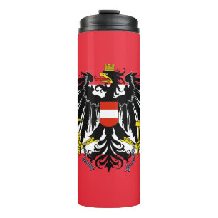 Oostenrijk Travel Mug, patriottische Oostenrijkse Thermosbeker