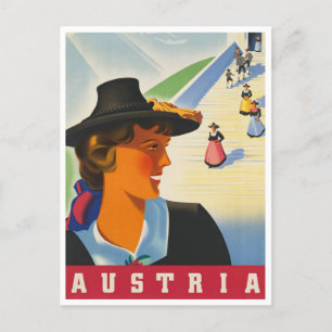 Oostenrijk Vintage Travel Briefkaart