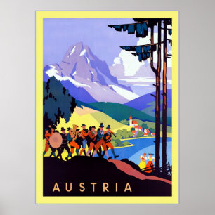 Oostenrijk ~Vintage Travel Poster