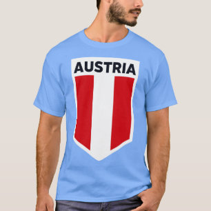 Oostenrijk-vlag Emblem T-shirt