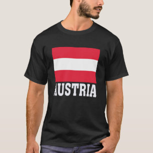 Oostenrijk Vlag Patriottisch Nationaal Roots Souve T-shirt